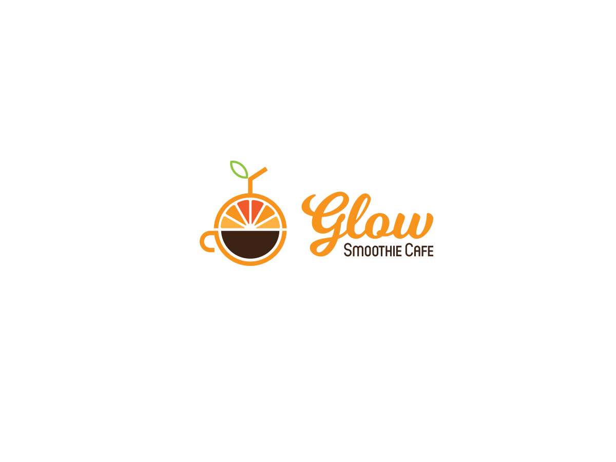Logo Design by Grafactory for Glow Smoothie Cafe | Design #15140393