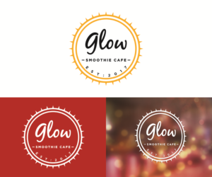 Logo Design by eMARK for Glow Smoothie Cafe | Design: #15144615