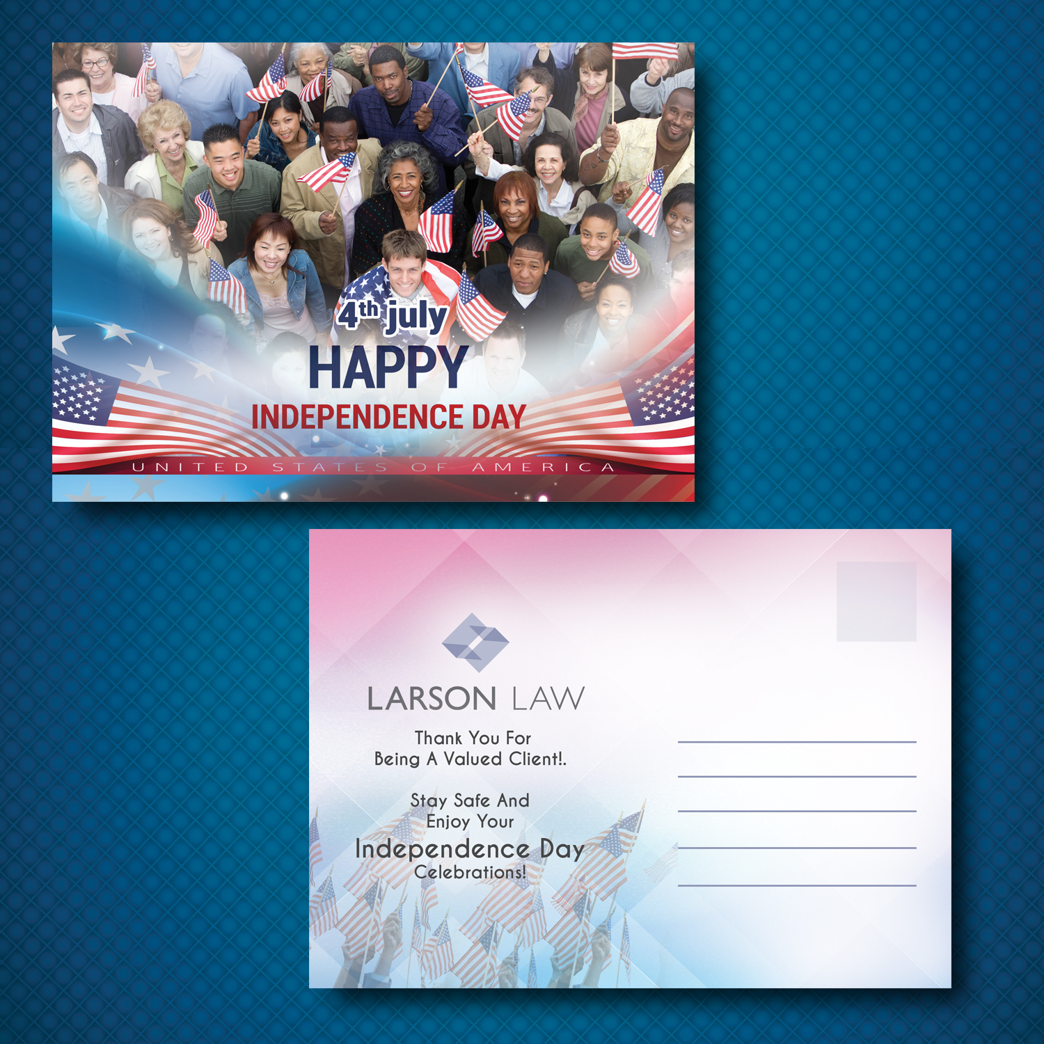Postcard Design by uk for Silk Tie Commmunications LLC | Design #15112054