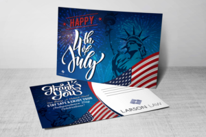 Postcard Design by EA5Designs for Silk Tie Commmunications LLC | Design: #15100557