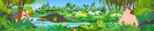 Garden of Eden Vapors Home page illustration project | Illustration Design by SofiaDesignStudio