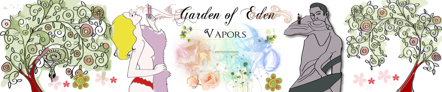Illustration Design by LadyF for Garden of Eden Vapors | Design #15133196