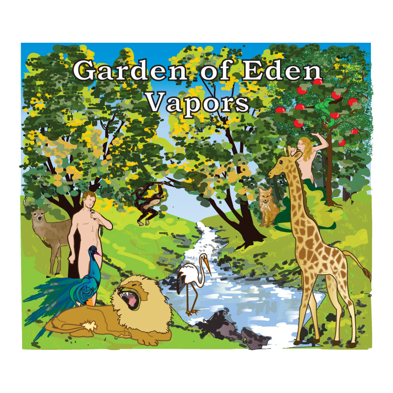 Illustration Design by ktgrandy for Garden of Eden Vapors | Design #15224952