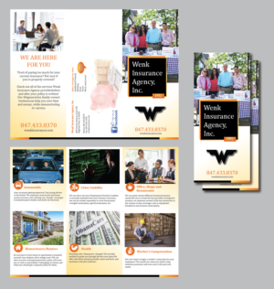 Design de Flyer par Achiver pour Wenk Insurance Agency, Inc. | Design : #15188403