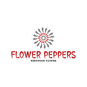 Flower Peppers and tagline is Szechuan Cuisine | Logo Design by Treelly