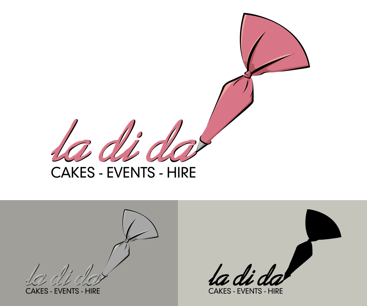Logo Design by Ross Lloyd for La Di Da Cakes & Events | Design #2614256