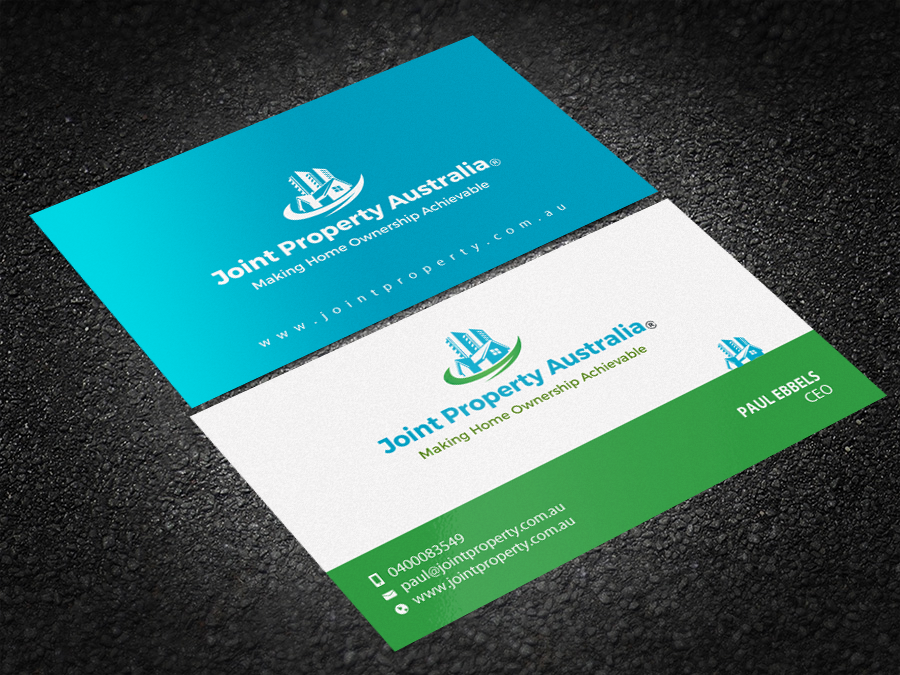 Business Card Design by Brand aid for Joint Property Australia | Design #15139850