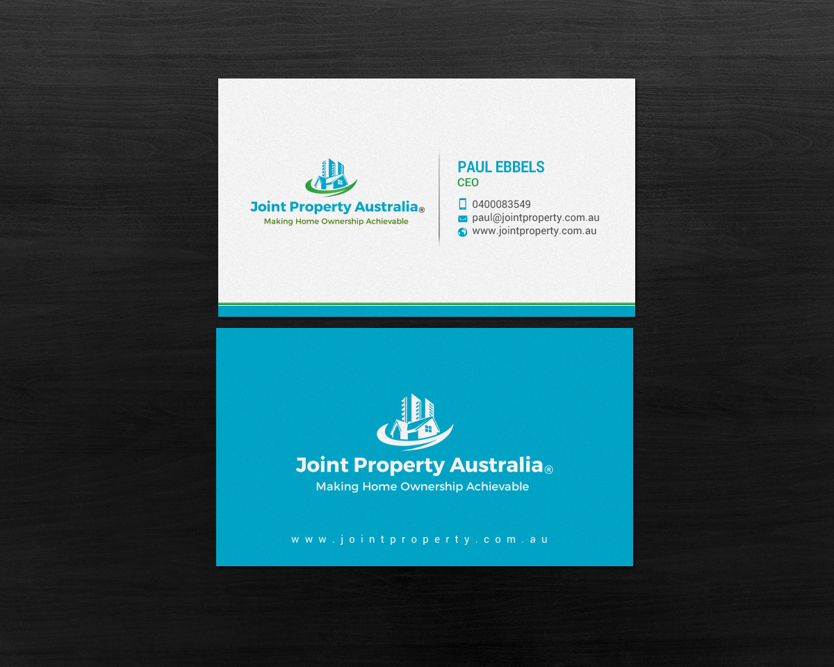 Business Card Design by chandrayaan.creative for Joint Property Australia | Design #15149504
