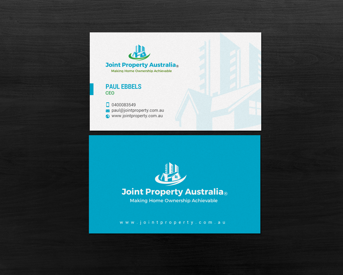 Business Card Design by chandrayaan.creative for Joint Property Australia | Design #15149668