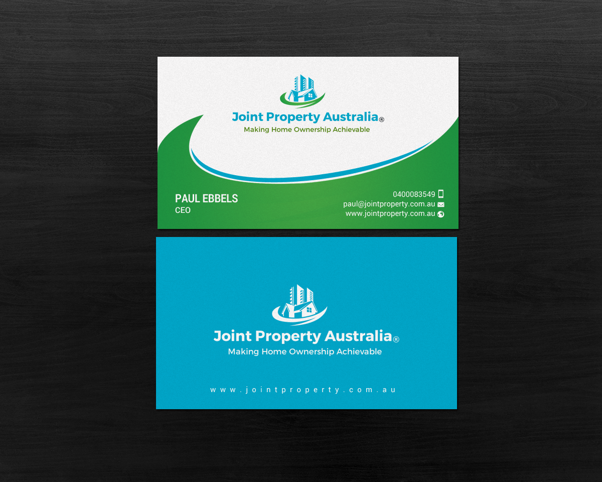 Business Card Design by chandrayaan.creative for Joint Property Australia | Design #15149669
