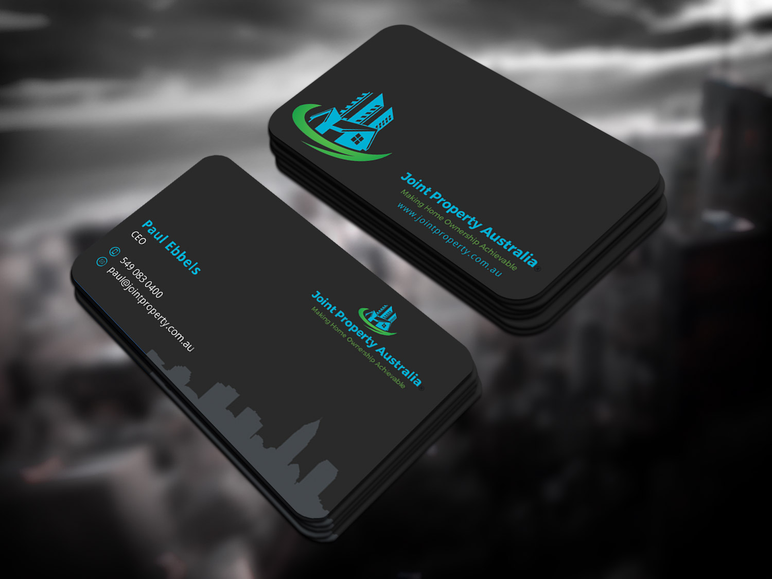 Diseño de Tarjeta de Presentación por Khaled Saifullah para Joint Property Australia | Diseño #15191027