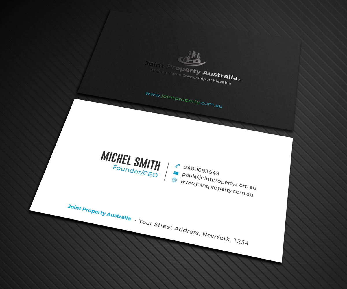 Design de Carte de Visite par Graphic Flame pour Joint Property Australia | Design #15138249