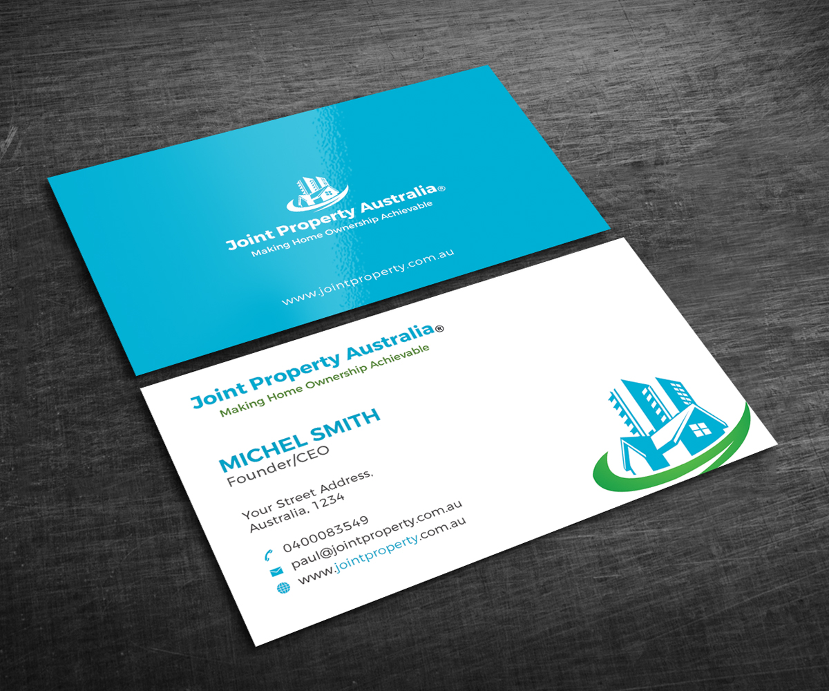Design de Carte de Visite par Graphic Flame pour Joint Property Australia | Design #15138250