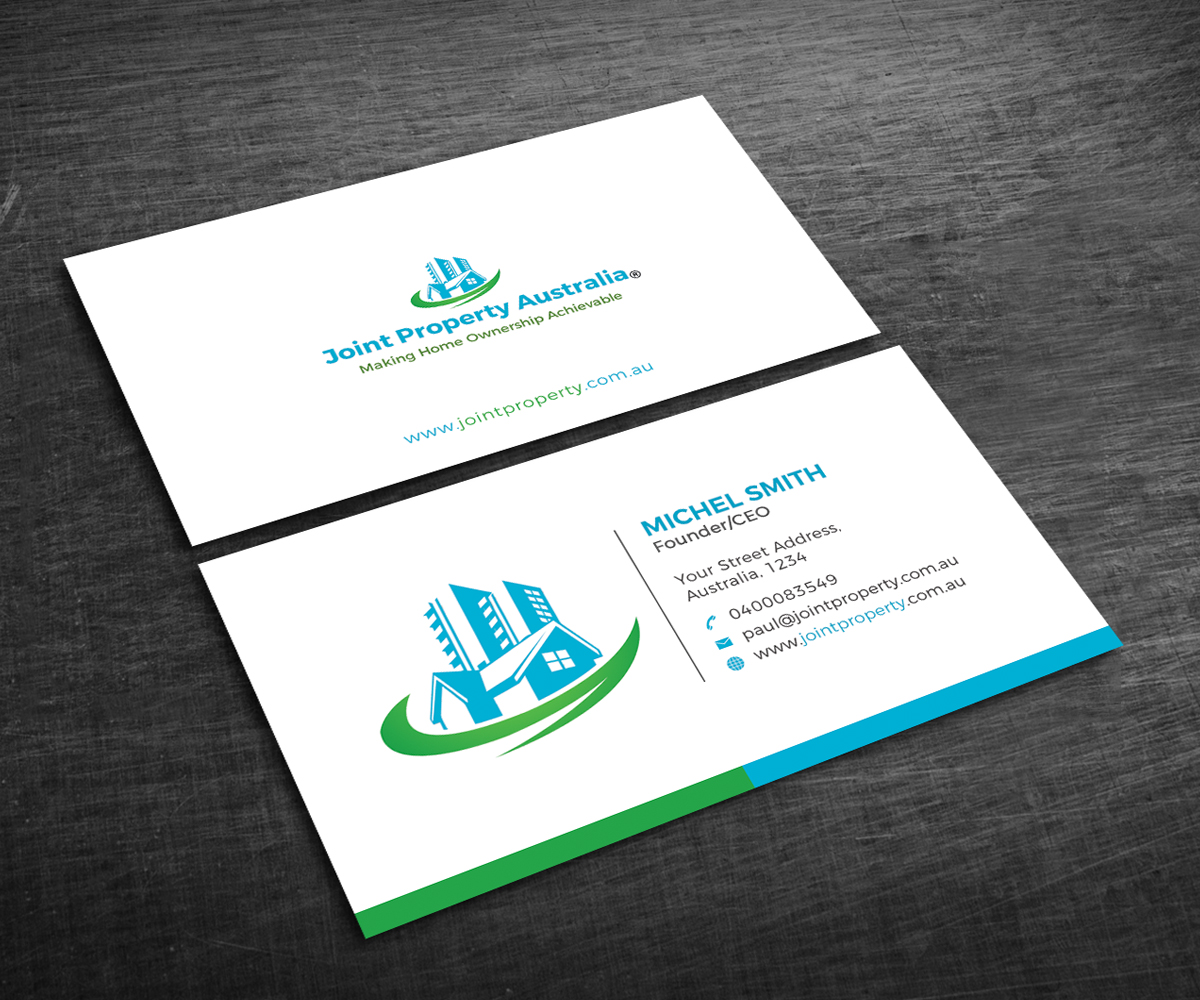 Design de Carte de Visite par Graphic Flame pour Joint Property Australia | Design #15138251