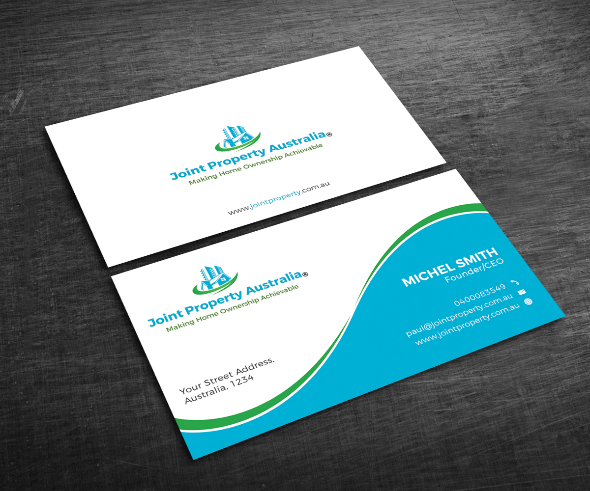 Business Card Design by Graphic Flame for Joint Property Australia | Design #15138285