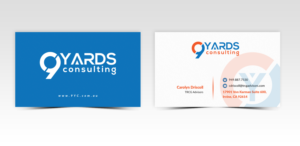 Business Card Design by Pointless Pixels India for 9Yards Consulting | Design: #15133716