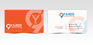 Business Card Design by Pointless Pixels India for 9Yards Consulting | Design: #15133718