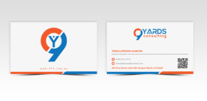 Business Card Design by Pointless Pixels India for 9Yards Consulting | Design: #15135415