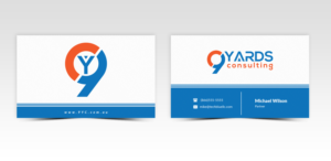 Business Card Design by Pointless Pixels India for 9Yards Consulting | Design: #15135483