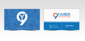 Business Card Design by Pointless Pixels India for 9Yards Consulting | Design: #15135486