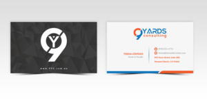 Business Card Design by Pointless Pixels India for 9Yards Consulting | Design: #15135627