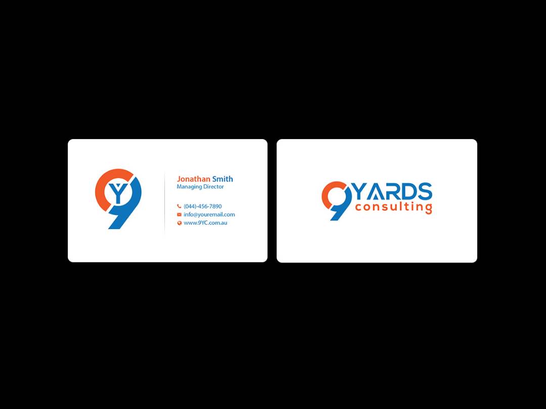 Business Card Design by Creations Box 2015 for 9Yards Consulting | Design #15146666
