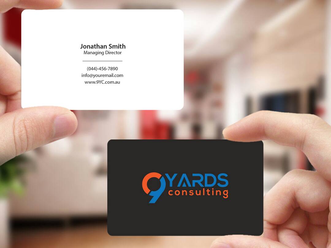Business Card Design by Creations Box 2015 for 9Yards Consulting | Design #15146670
