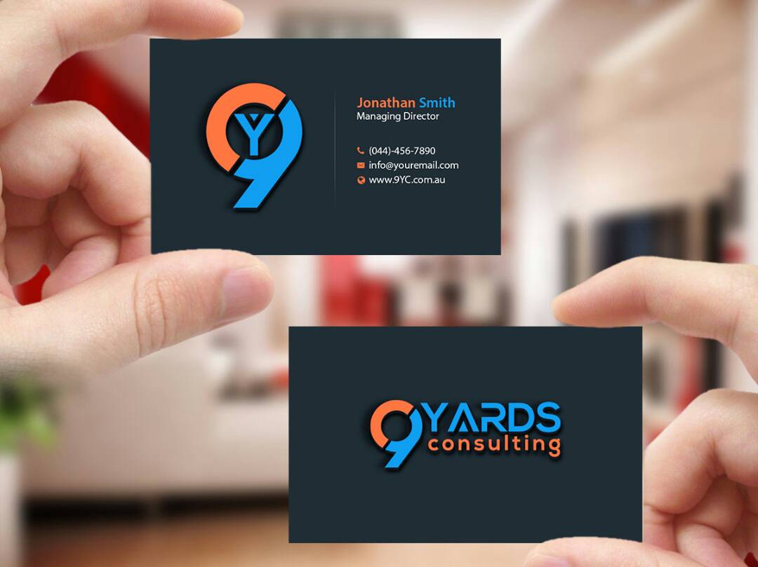 Business Card Design by Creations Box 2015 for 9Yards Consulting | Design #15146671