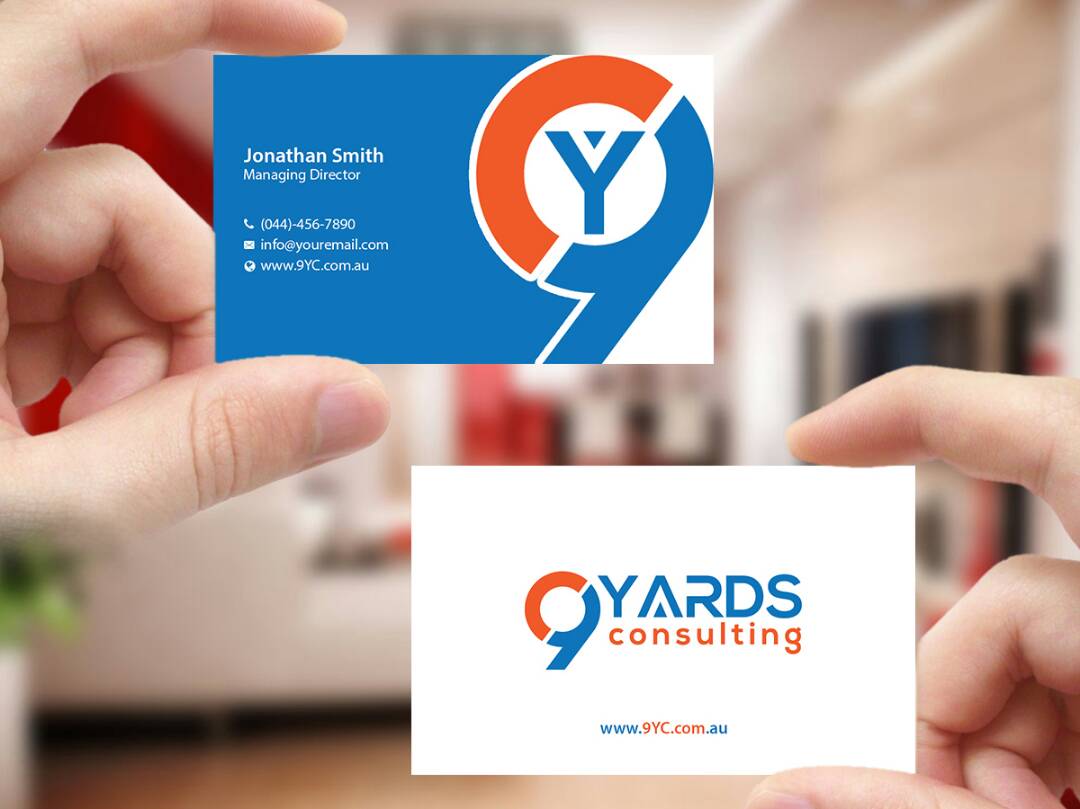 Business Card Design by Creations Box 2015 for 9Yards Consulting | Design #15146683