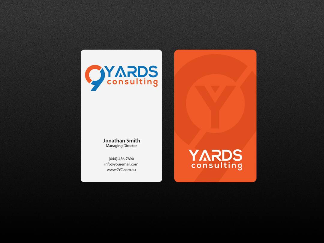 Business Card Design by Creations Box 2015 for 9Yards Consulting | Design #15152946