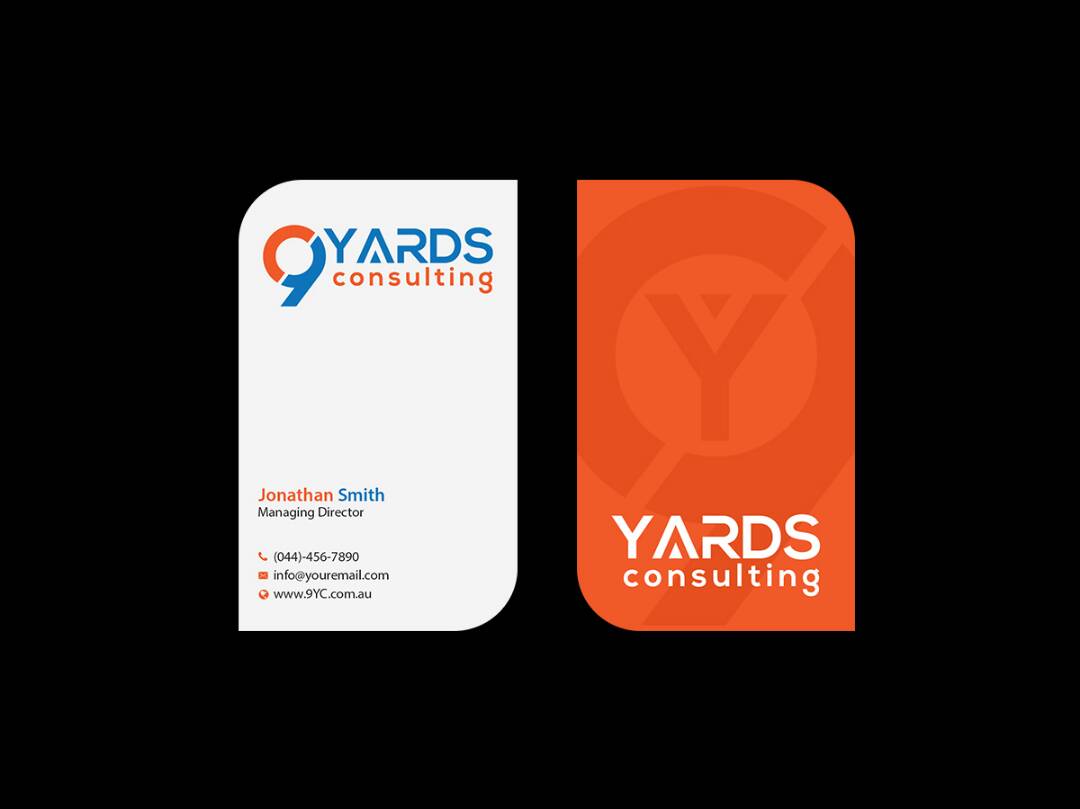 Business Card Design by Creations Box 2015 for 9Yards Consulting | Design #15152951