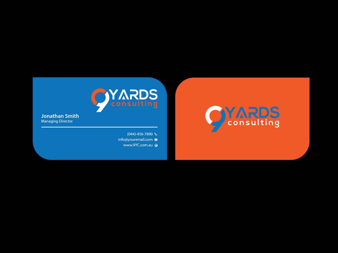 Business Card Design by Creations Box 2015 for 9Yards Consulting | Design #15152952