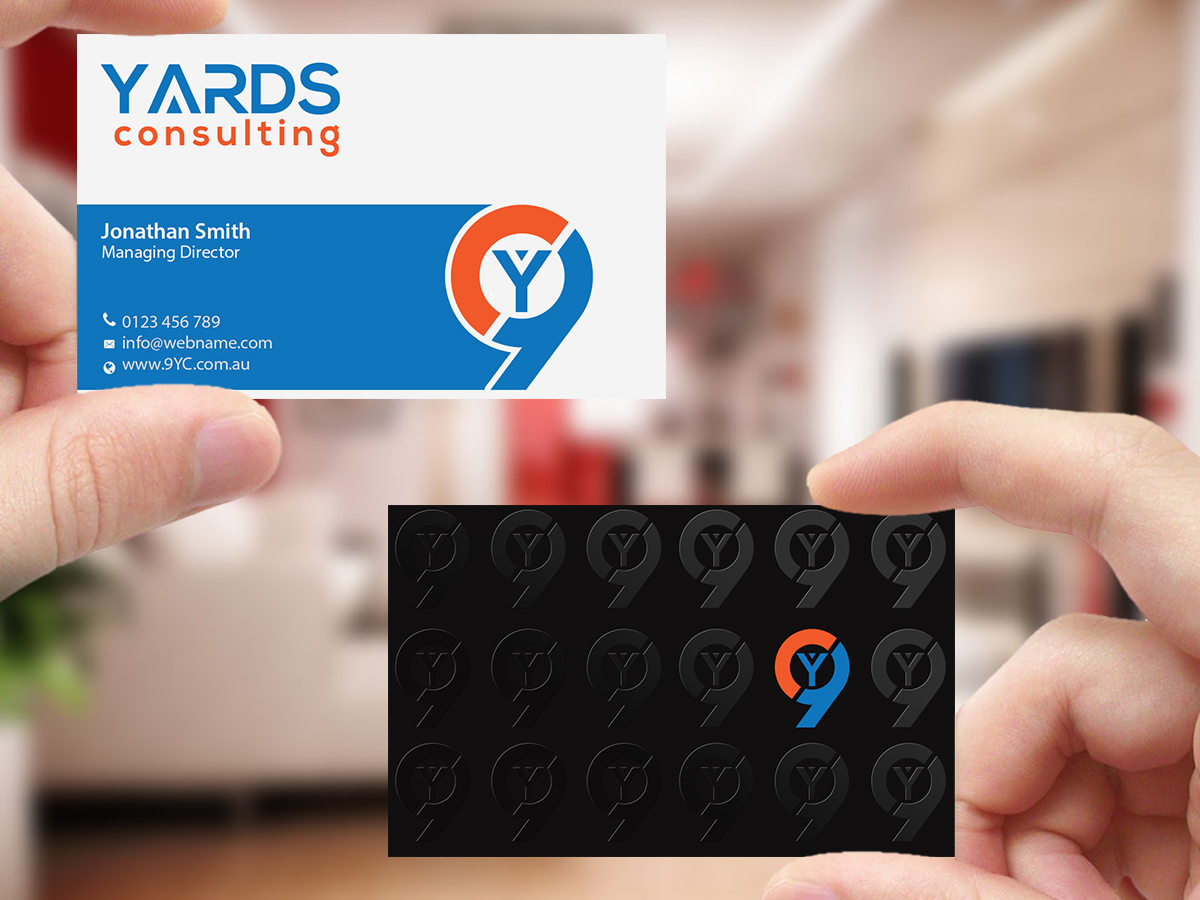 Business Card Design by Creations Box 2015 for 9Yards Consulting | Design #15152964