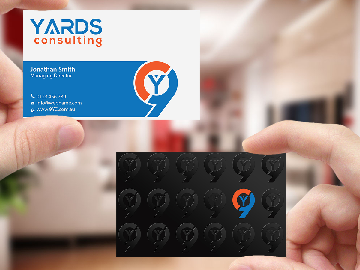 Business Card Design by Creations Box 2015 for 9Yards Consulting | Design #15152967