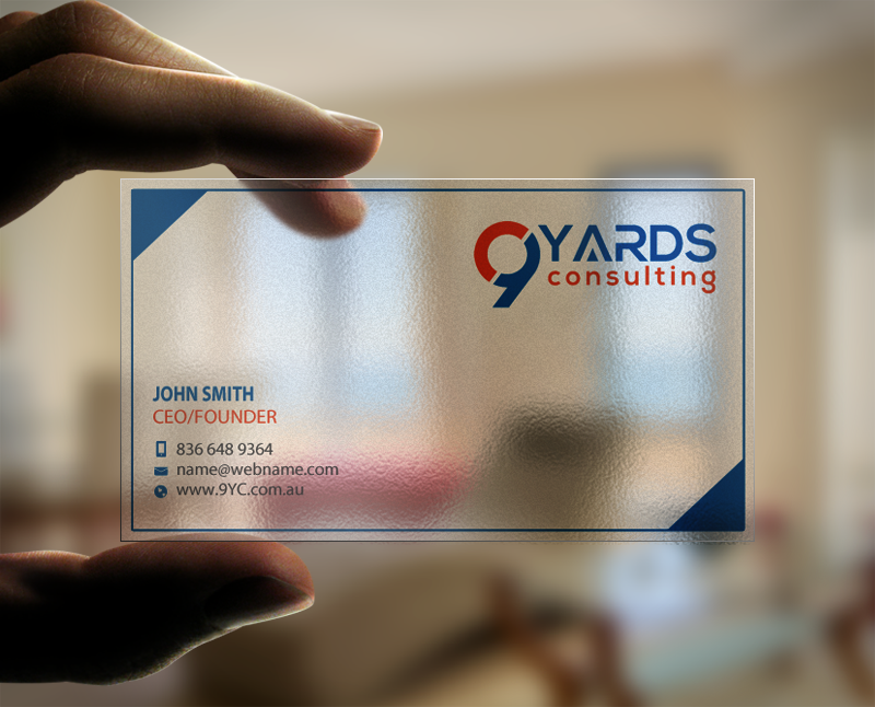 Design de Carte de Visite par Brand aid pour 9Yards Consulting | Design #15147763