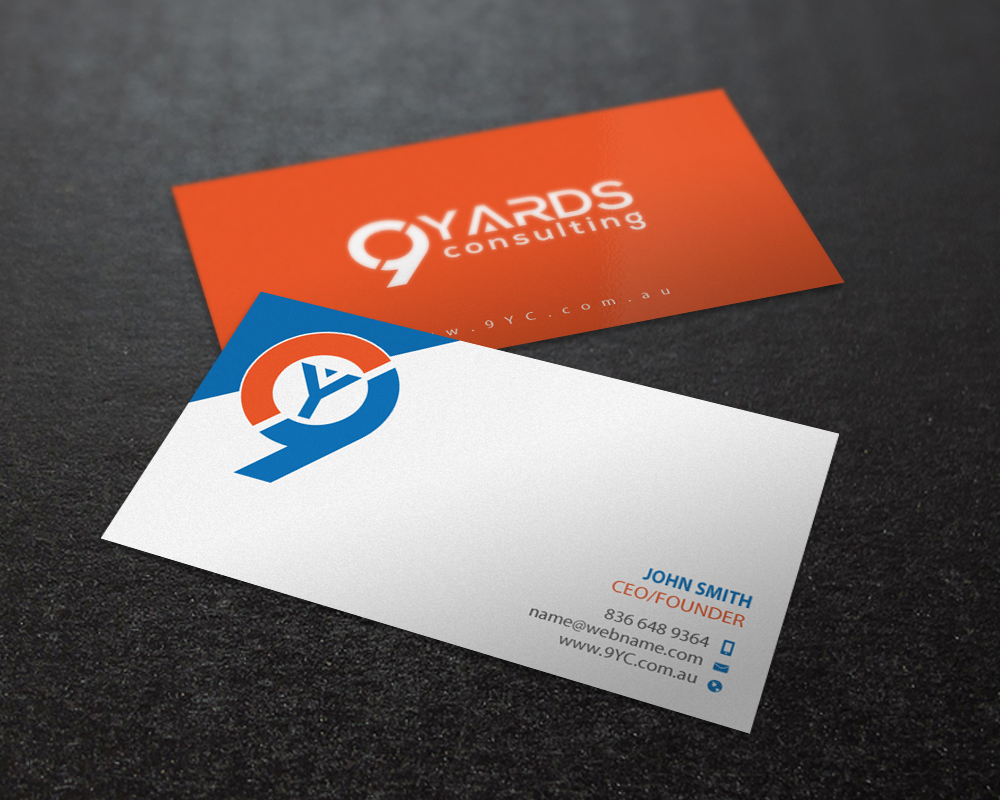 Design de Carte de Visite par Brand aid pour 9Yards Consulting | Design #15147767