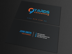 Diseño de Tarjeta de Presentación por chandrayaan.creative para 9Yards Consulting | Diseño #15139518