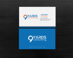 Design de Carte de Visite par chandrayaan.creative pour 9Yards Consulting | Design : #15139523