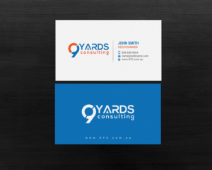 Design de Carte de Visite par chandrayaan.creative pour 9Yards Consulting | Design : #15139525