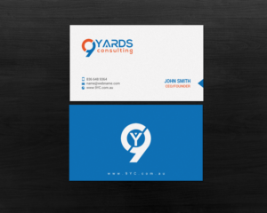 Design de Carte de Visite par chandrayaan.creative pour 9Yards Consulting | Design : #15139550