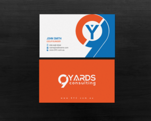 Design de Carte de Visite par chandrayaan.creative pour 9Yards Consulting | Design : #15139569