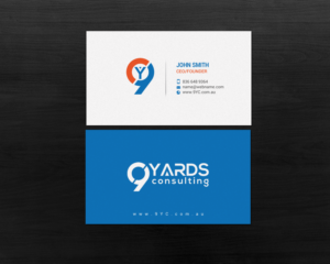 Design de Carte de Visite par chandrayaan.creative pour 9Yards Consulting | Design : #15139579