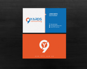Design de Carte de Visite par chandrayaan.creative pour 9Yards Consulting | Design : #15148255