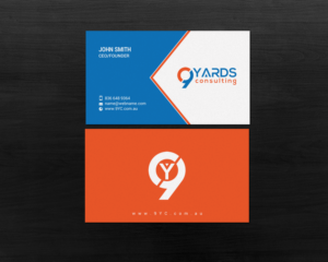 Design de Carte de Visite par chandrayaan.creative pour 9Yards Consulting | Design : #15148258