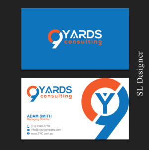 Design de Carte de Visite par SL Designer pour 9Yards Consulting | Design : #15135720