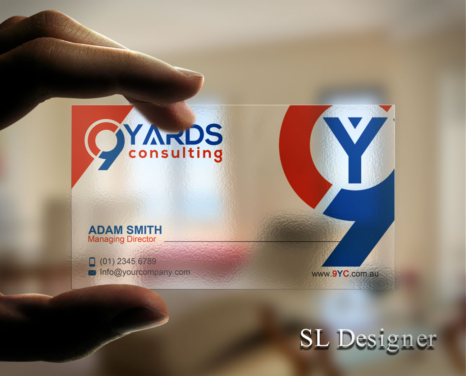 Business Card Design by SL Designer for 9Yards Consulting | Design #15135735