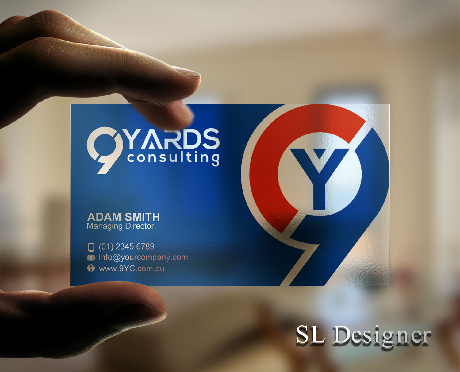 Business Card Design by SL Designer for 9Yards Consulting | Design #15135737