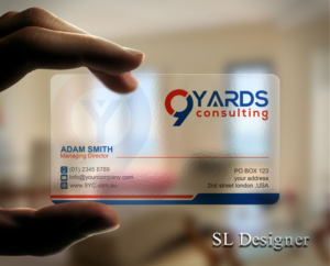 Design de Carte de Visite par SL Designer pour 9Yards Consulting | Design : #15135738