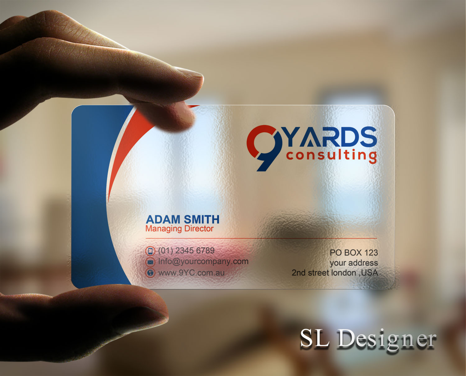 Business Card Design by SL Designer for 9Yards Consulting | Design #15135849