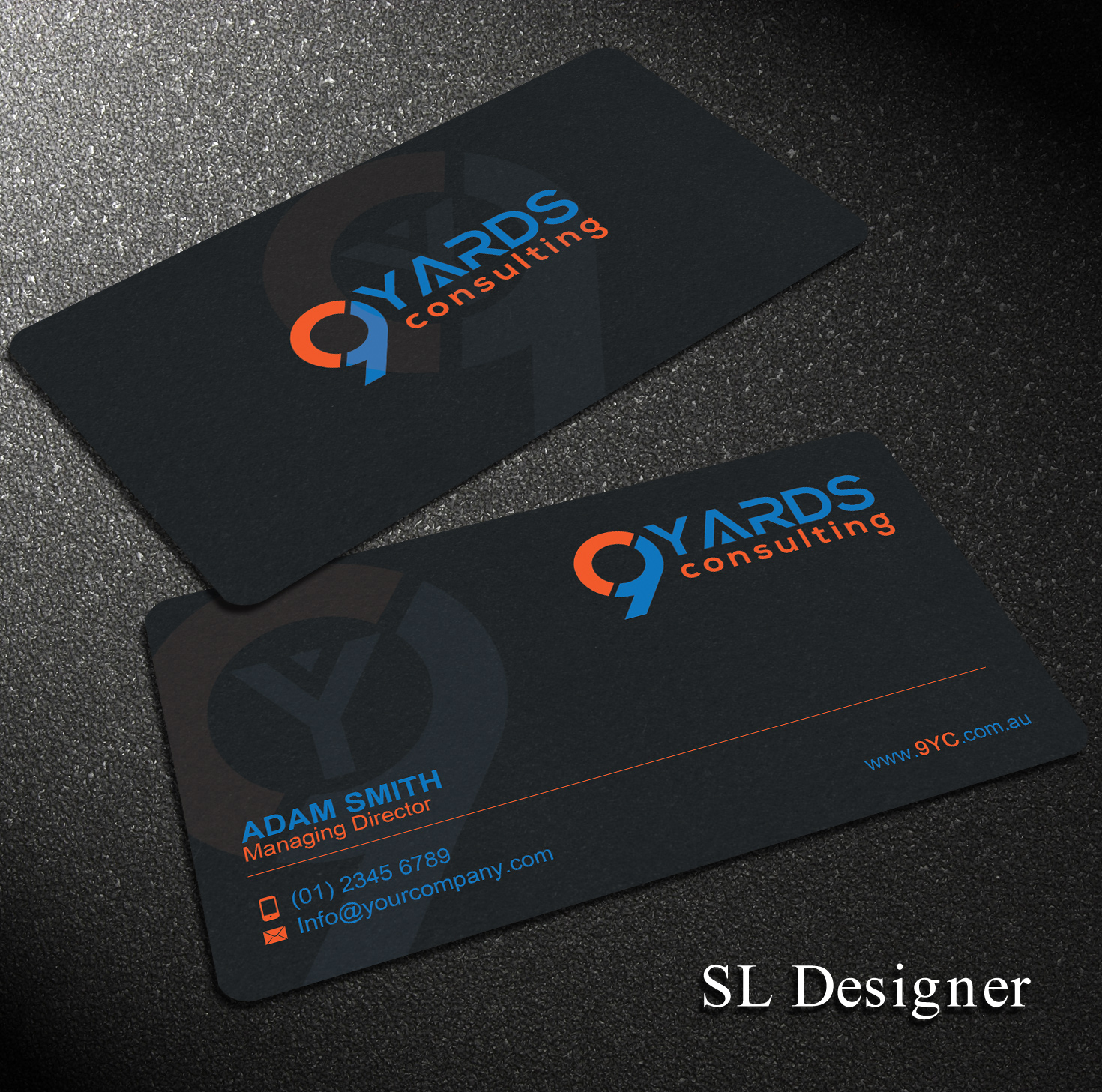 Design de Carte de Visite par SL Designer pour 9Yards Consulting | Design #15136016